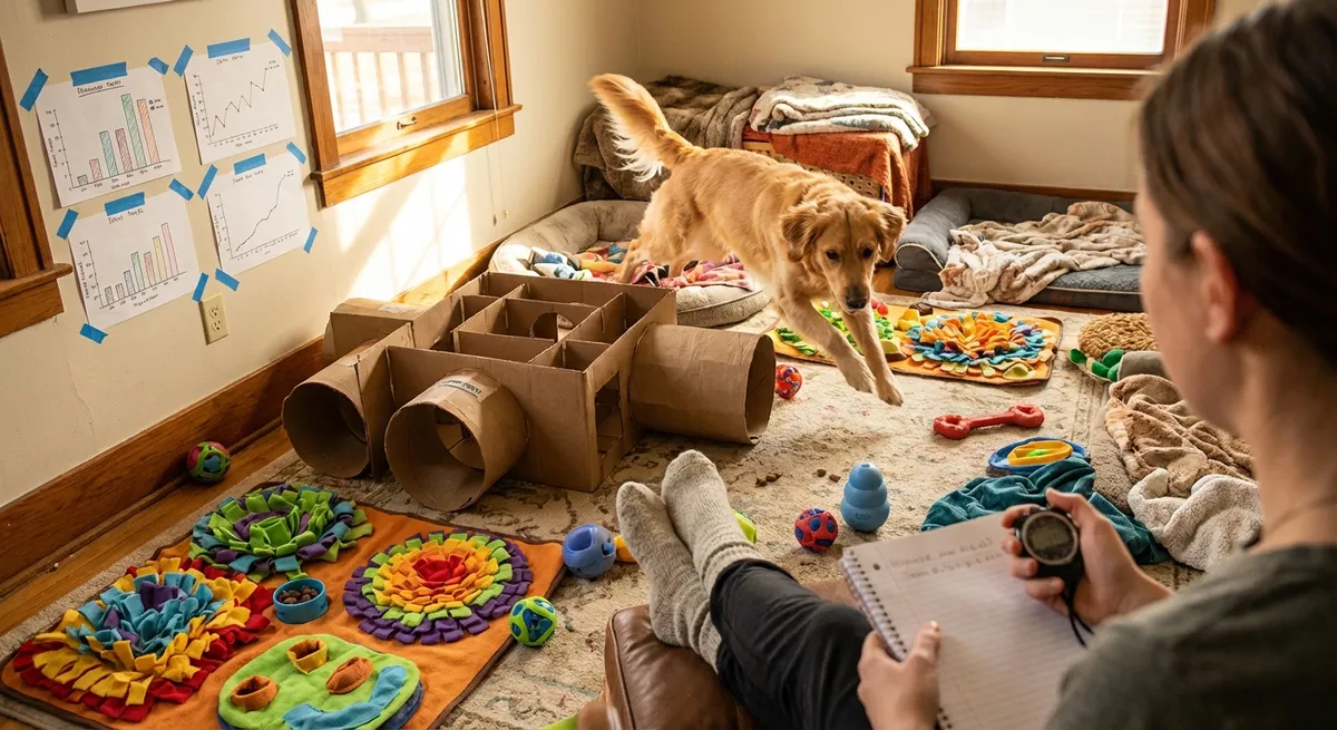 Can Your Dog Actually Get Bored? What I Found Running a “Home Enrichment Lab”