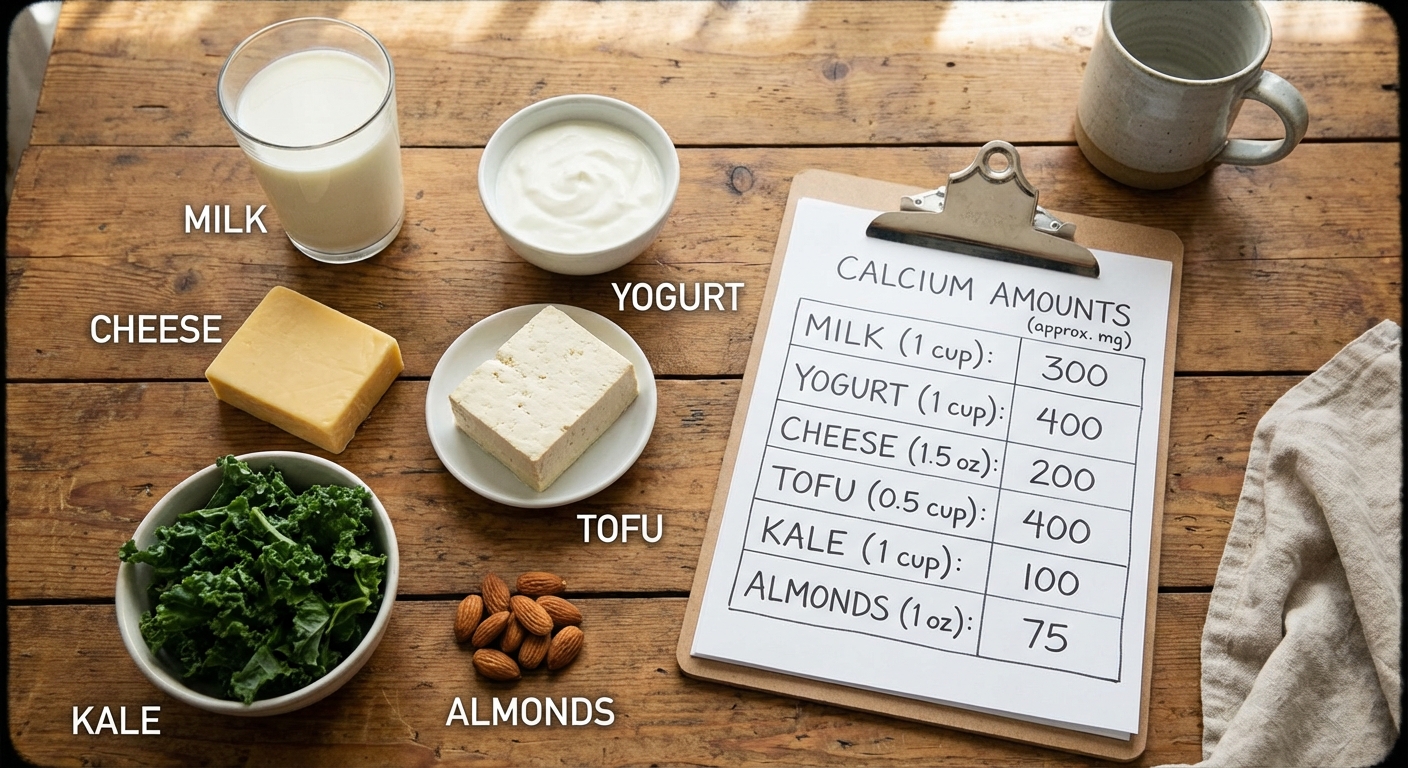 Calcium-Rich Foods: Serving Sizes and Nutrition Basics