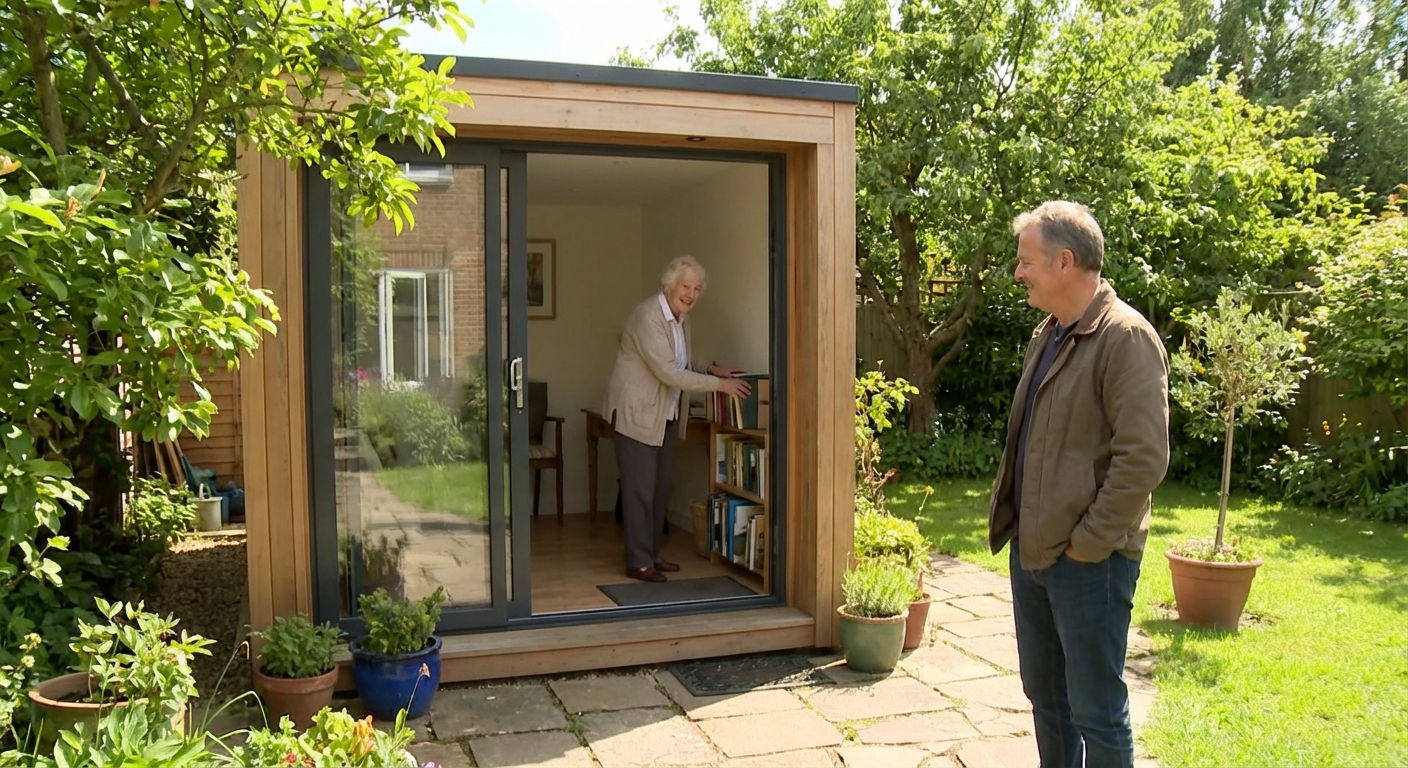 Flat-Pack Backyard Studios: Extra Space for Seniors