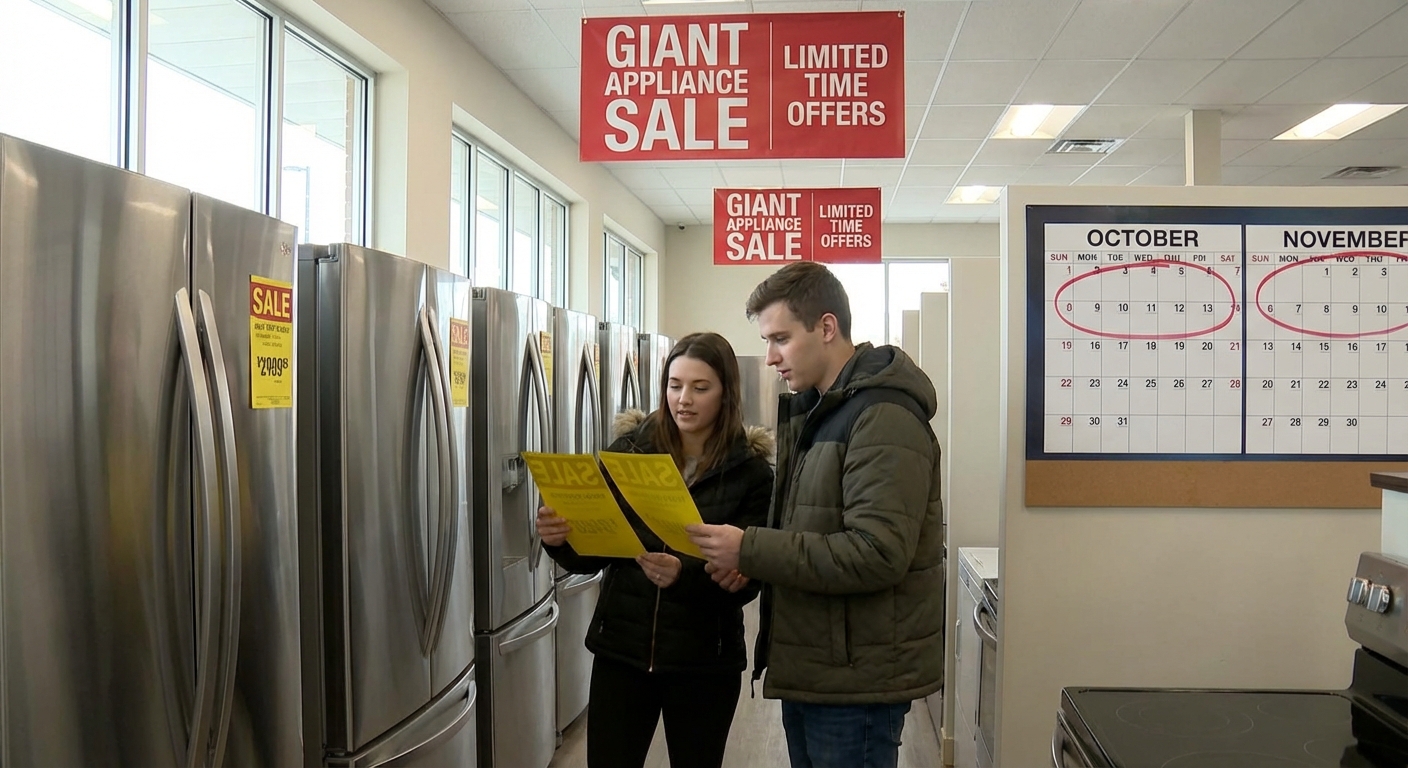 Guide to Appliance Shopping Seasons: When Retailers Typically Mark Down Major Appliances