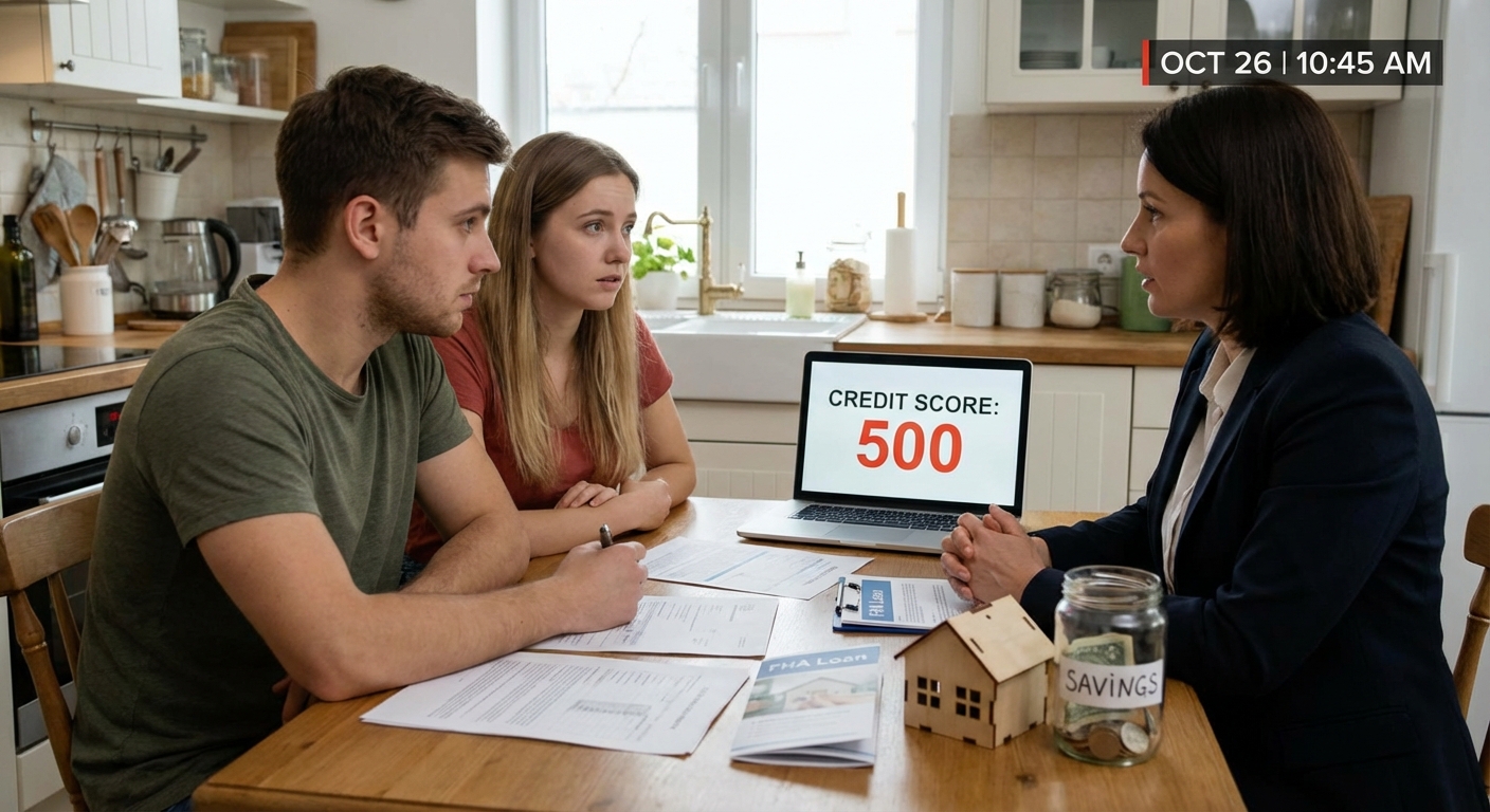 Guide to FHA Loans with a 500 Credit Score: Eligibility, Down Payment, and Documentation
