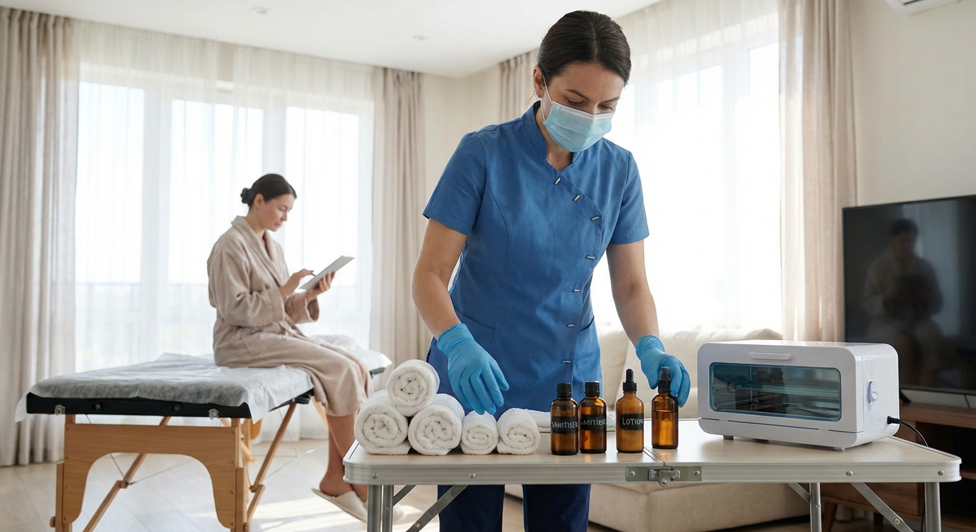 Guide to Safety and Hygiene Standards for In-Home Spa Services