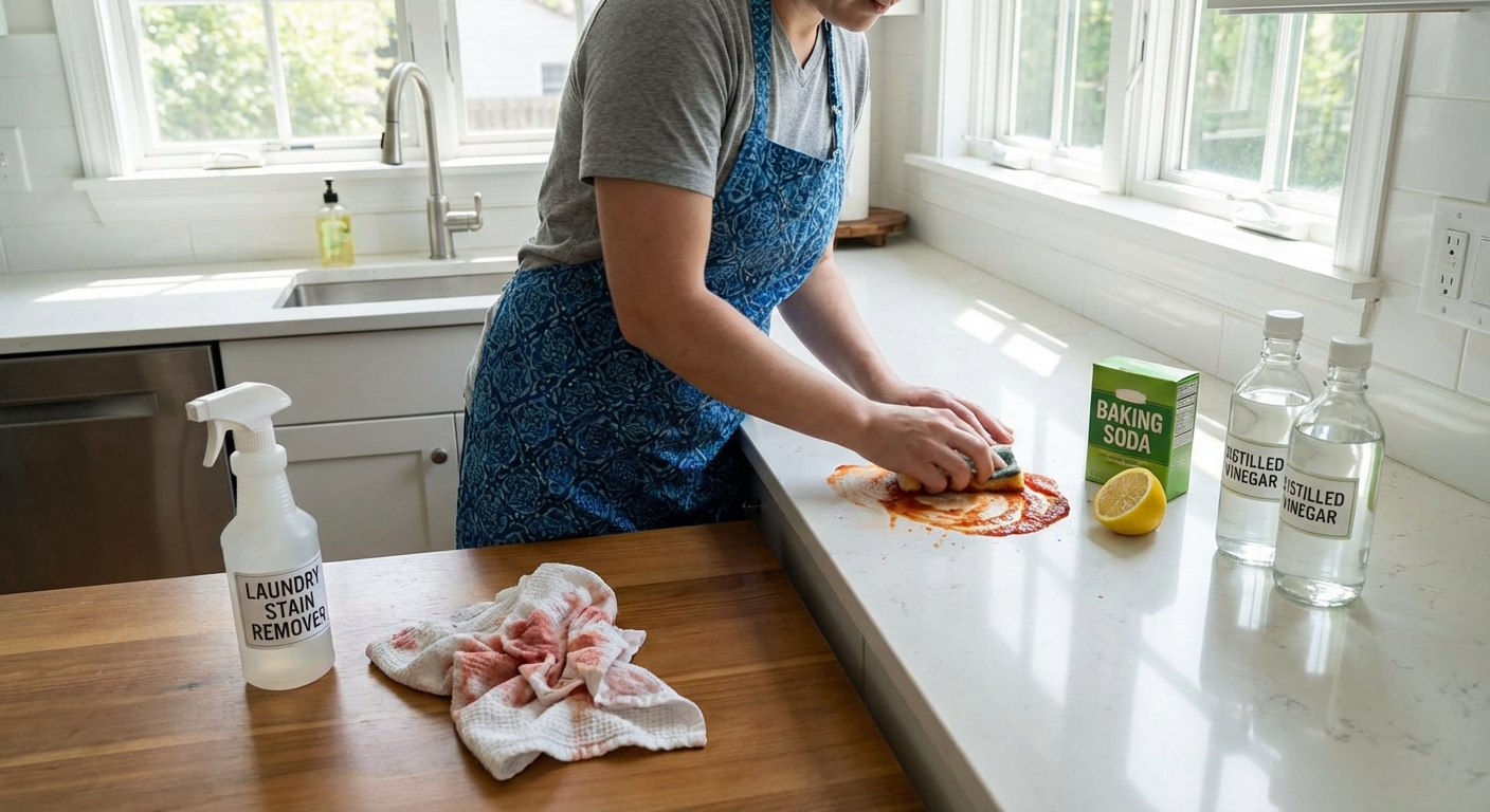 Guide to Stain Removal Methods for Common Kitchen Stains