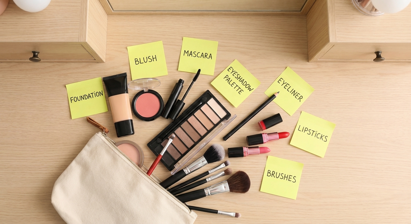 Makeup Essentials Kit: Face, Eye, and Lip Products Explained